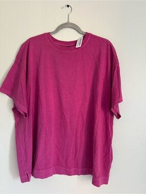 Old Navy Women's Bright Fuchsia Short Sleeve Tee